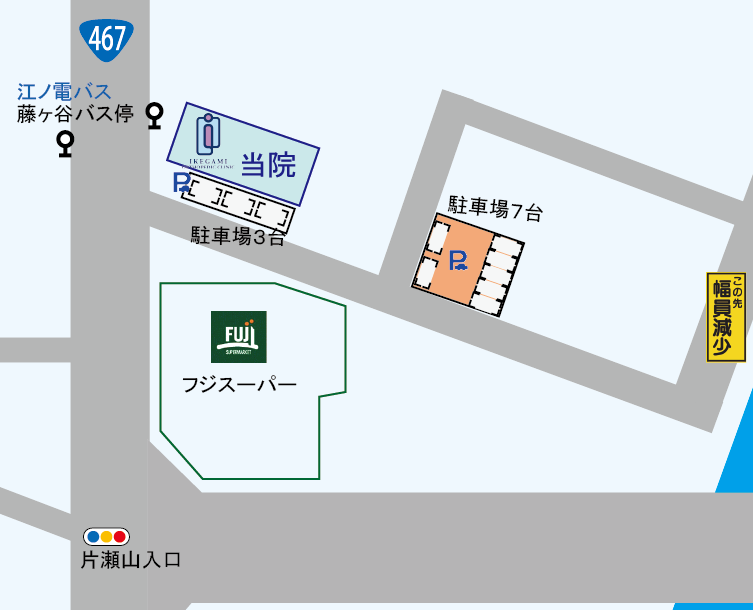 駐車場の地図